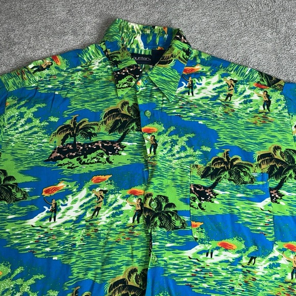 Hawaiian Island Creations Other - Vintage Puritan Hawaiian Shirt Mens Large Tiki Hula Girls Island 90s